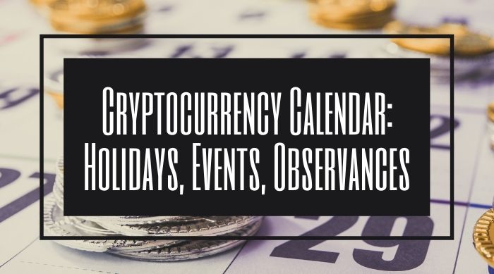 Cryptocurrency Calendar